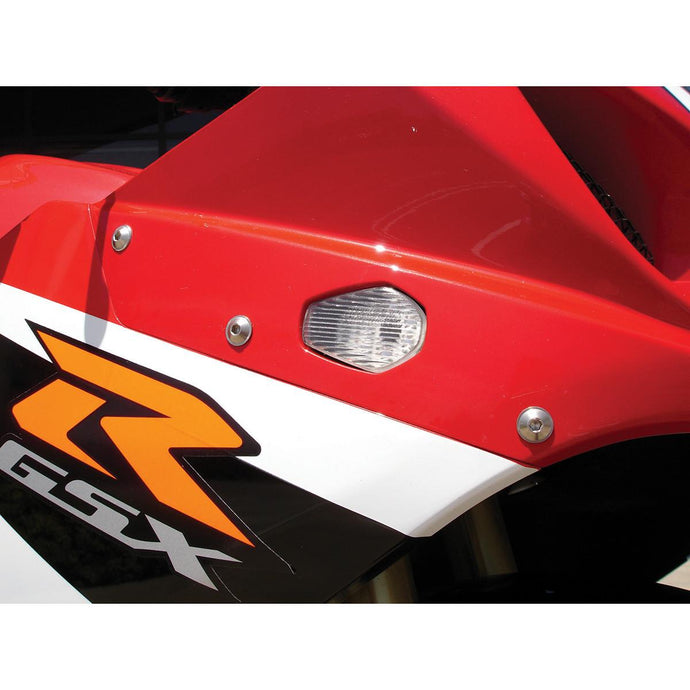 Hotbodies Racing S04GS-SIG-CLR Flush Mount Front Turn Signals - Clear