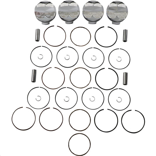 J.E. Pistons 247629 FSR Piston Kit - 1.60mm Oversize to 75.00mm, 13.5:1 Compression