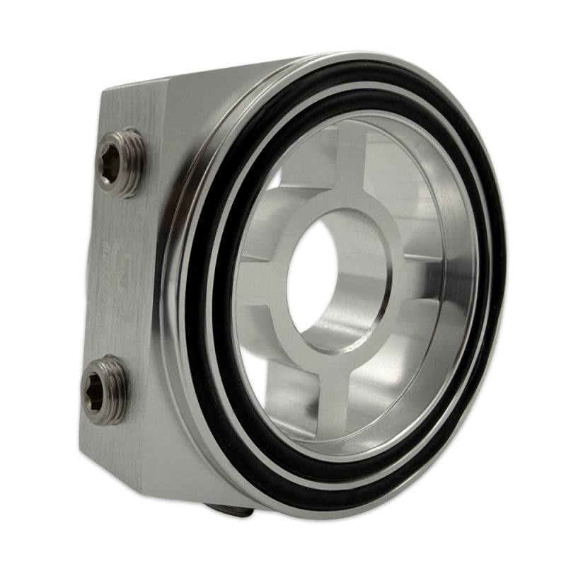 Load image into Gallery viewer, Blox Racing BXGA-00105-SI BX Oil Filter Block
