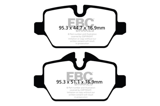 Ebc DP42102R EBC Yellowstuff Brake Pad Sets