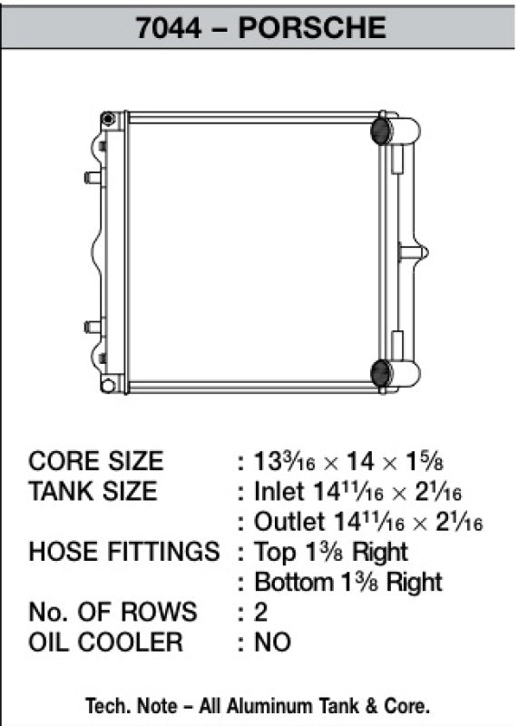 Load image into Gallery viewer, Csf 7044 CSF Radiators - Aluminum
