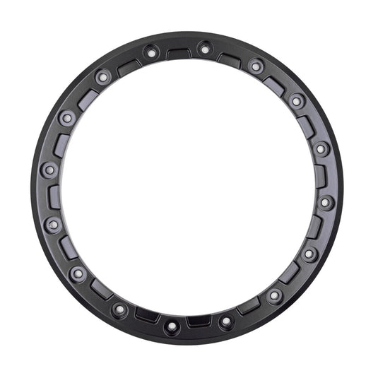 Raceline Wheels RBL-14B-A93-RING-16 Replacement Podium Beadlock Ring - Black- 14in.