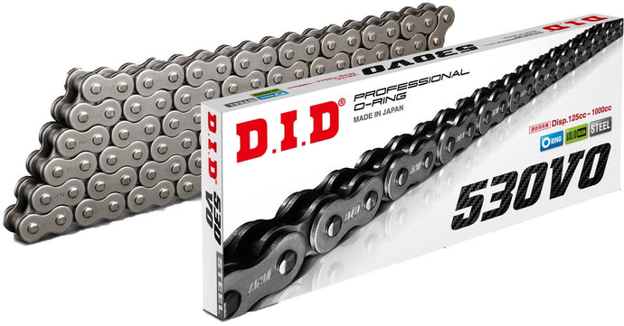 D.I.D 530VOX96ZB 530VO Pro V Series O-Ring Chain - 96 Links - Natural