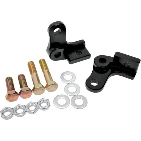 La Choppers LA-7500-00 Black Lowering Kit - 1in. Drop - Aluminum Construction
