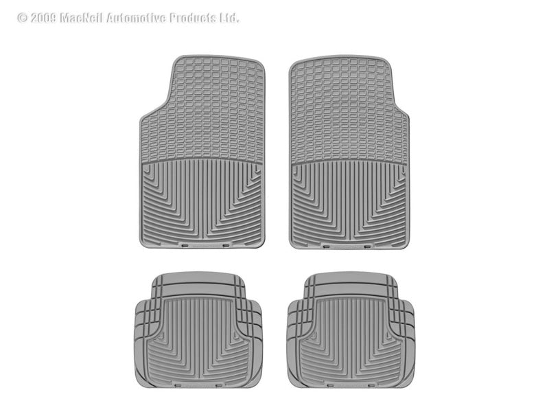 Load image into Gallery viewer, Weathertech W3GR-W50GR WT Rubber Mats - Front - Grey
