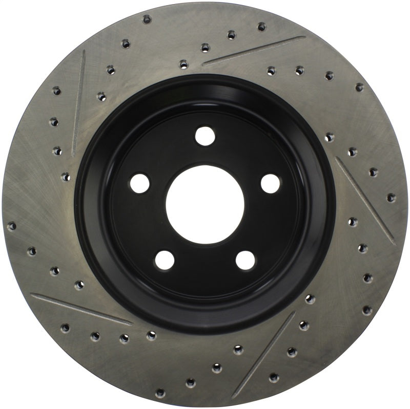 Load image into Gallery viewer, Stoptech 127.58008L ST Slot &amp; Drill Brake Rotors
