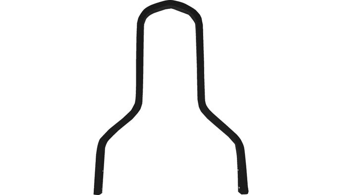 Drag Specialties 1501-0779 Square Sissy Bar - Short - 11in. - Black