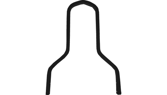Drag Specialties 1501-0779 Square Sissy Bar - Short - 11in. - Black