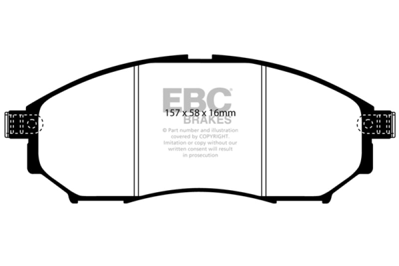 Load image into Gallery viewer, Ebc DP51671NDX EBC Bluestuff Brake Pad Sets
