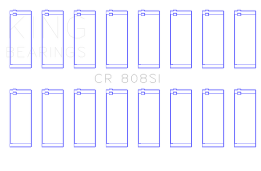King Engine Bearings CR808SI060 KING Connecting Rod Bearings