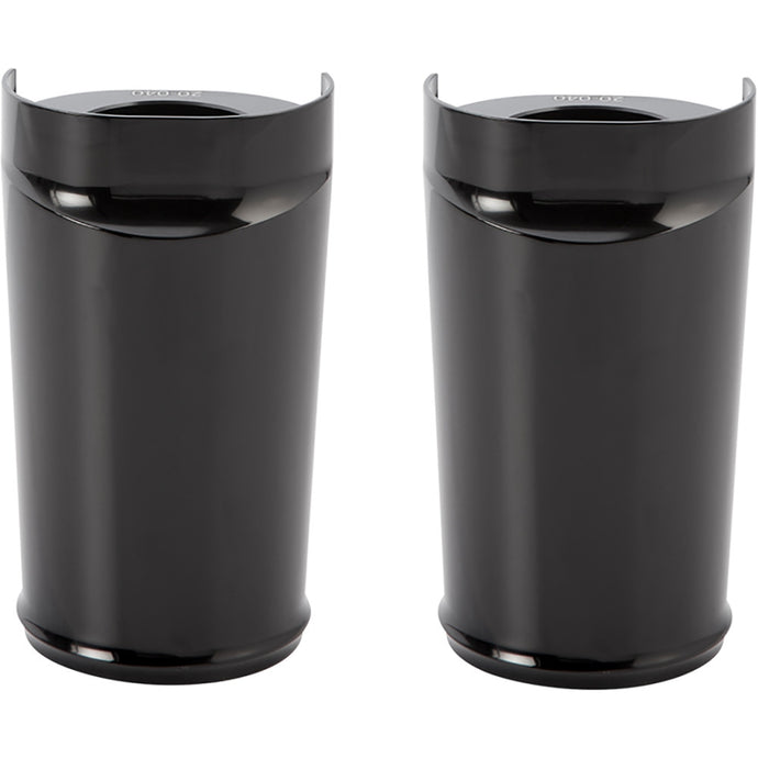Arlen Ness 20-033 Smooth Fork Boot Covers - Standard - Black Anodized