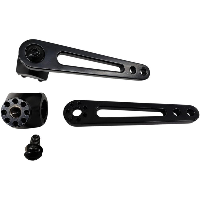 Rivco Products GL18004BK Engine Guard Footpeg Mounts - 1in.