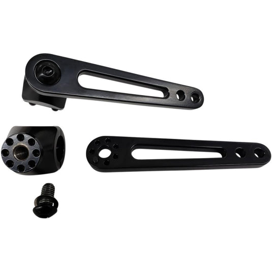 Rivco Products HD005BK Engine Guard Footpeg Mounts - 1/4in.