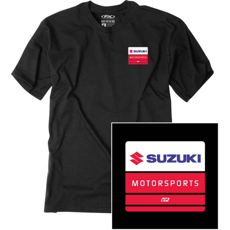 Load image into Gallery viewer, Factory Effex Suzuki Phase T-Shirt (XX-Large, Black)
