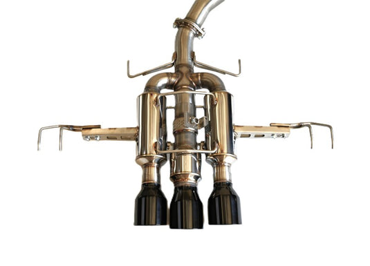 Invidia HS22CTRFGM3SBL INV R400 - Black Tips