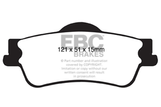 Ebc DP31834C EBC Redstuff Brake Pad Sets