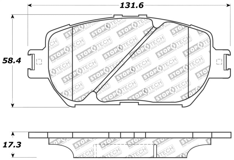 Load image into Gallery viewer, Stoptech 309.09080 ST Sport Brake Pads
