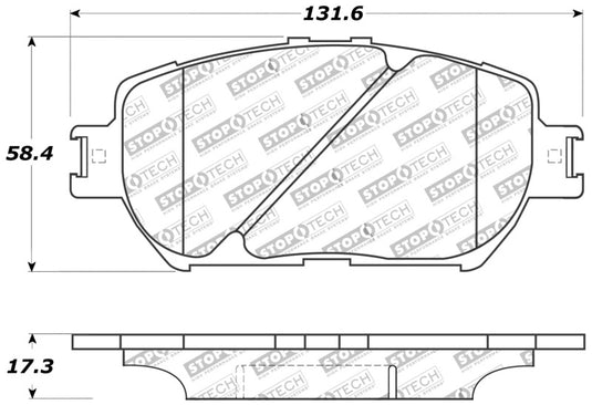 Stoptech 309.09080 ST Sport Brake Pads