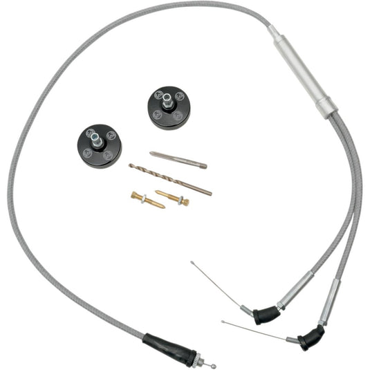 Moose Racing 33-CRB02-BLK Carburetor Cap Kit - Black