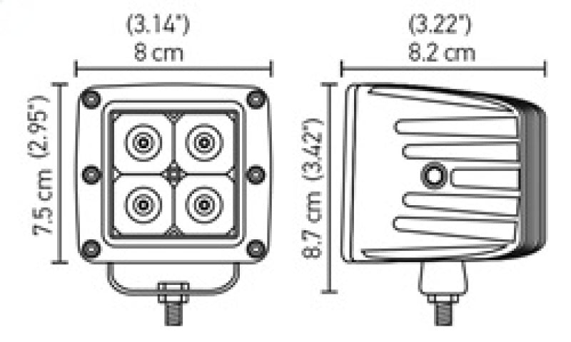 Load image into Gallery viewer, Hella 357204831 HELLA Optilux LED Cube
