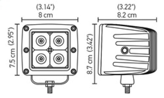 Hella 357204831 HELLA Optilux LED Cube