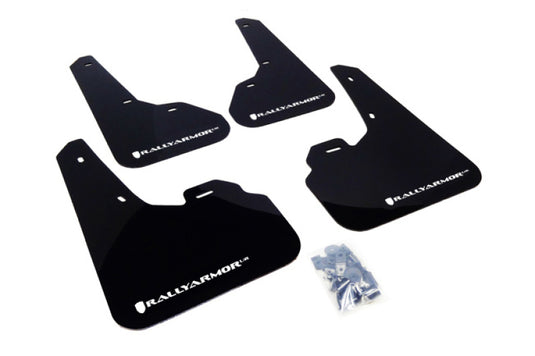 Rally Armor MF17-UR-BLK/WH RAL UR Blk Flap/Wht Logo