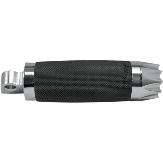 Avon Grips FP-CC-85-CH-EX Excalibur Custom Male-Mount Footpegs - Chrome