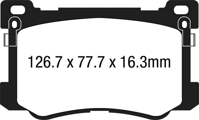 Load image into Gallery viewer, Ebc DP43048R EBC Yellowstuff Brake Pad Sets
