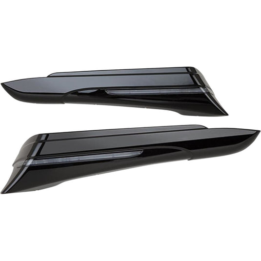 Ciro 40111 Saddlebag Extensions - Chrome