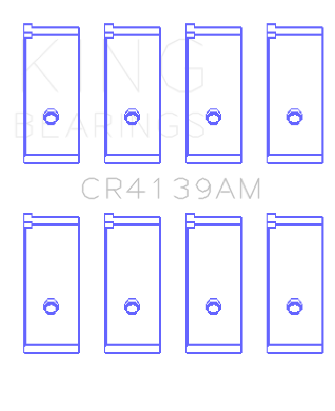 Load image into Gallery viewer, King Engine Bearings CR4139AM KING Connecting Rod Bearings
