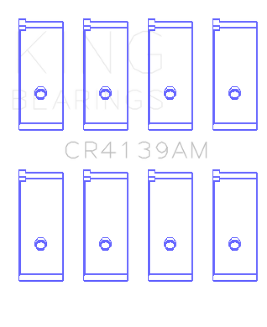 King Engine Bearings CR4139AM KING Connecting Rod Bearings