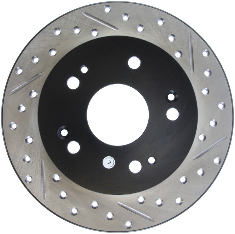 Load image into Gallery viewer, Stoptech 127.40040L ST Slot &amp; Drill Brake Rotors
