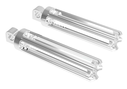 Arlen Ness 06-104 Fusion Footpegs - 10-Gauge - Chrome