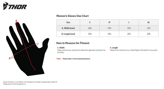 Thor Shadow Womens Gloves