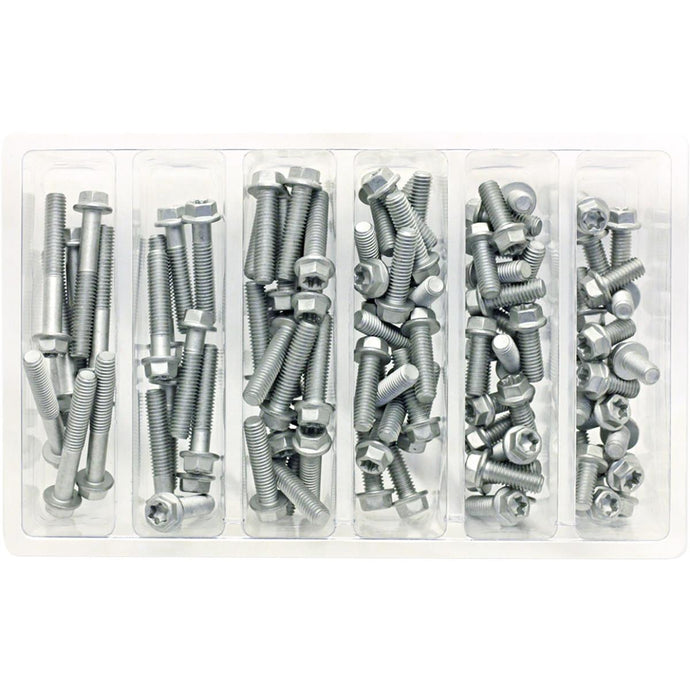 Bolt Mc Hardware SV-M6EURO M6 Euro Style Flange Bolt Assortment