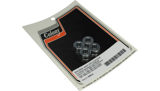 Colony 3333-4 Zinc-Plated Spacers - 5/9in. x 5/16in. x 9/32in.