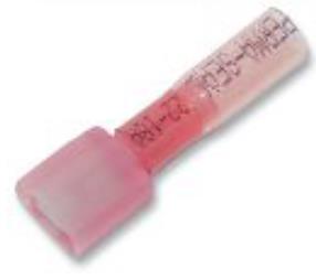 Namz NIS-19164-0015 Heat Shrink 0.25in. Male Quick Disconnect for 18-22 Gauge Wire