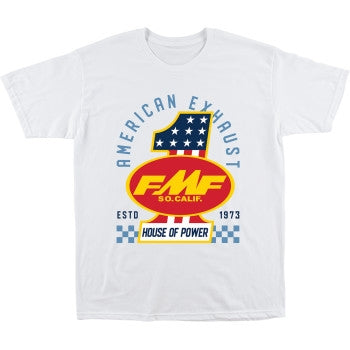 Fmf Racing America First T-Shirt (XX-Large, White)