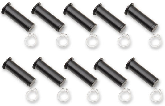Drag Specialties 0617-0198 Pivot Pin/Clip Kit - Clutch Side - Black