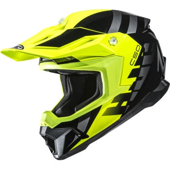 Hjc C50 Mirage Helmet (X-Large, Hi-Viz Yellow (MC-3H))