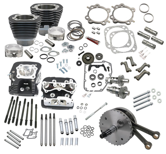 S&S Cycle 900-0564 124in. Hot Set Up Kits with Heads