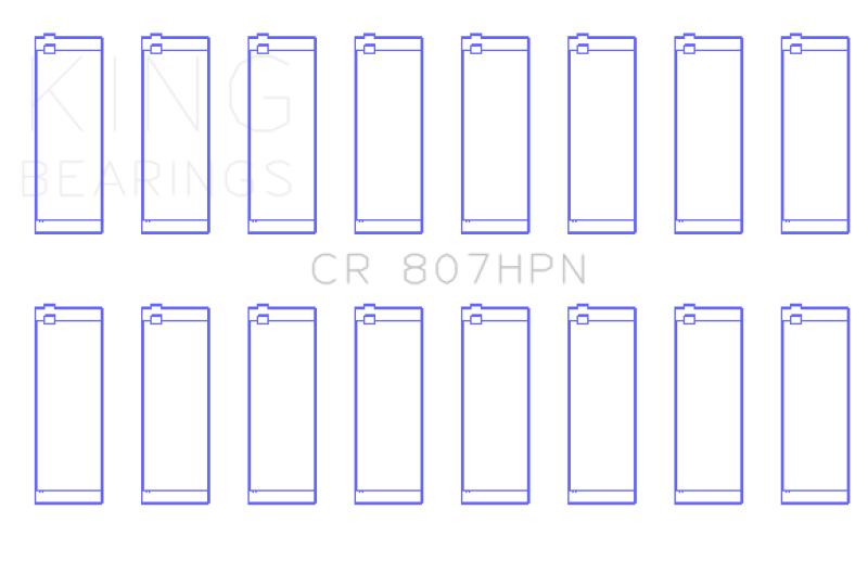 Load image into Gallery viewer, King Engine Bearings CR807HPN KING Performance Rod Bearings
