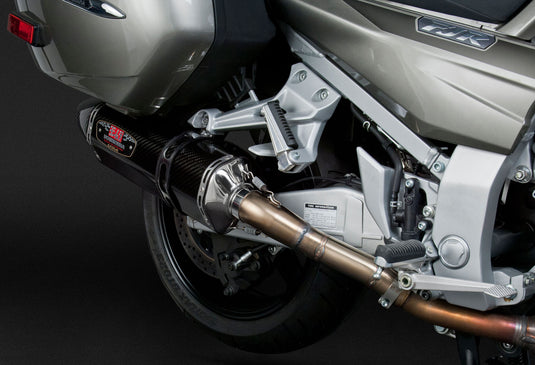 Yoshimura 13150E0220 R-77 Signature Series Dual Slip-Ons - Carbon Fiber Mufflers