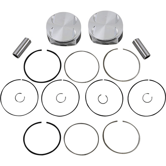 J.E. Pistons 370251 M8 Piston Kit - 0.050in. Oversize to 4.125in., 11.0:1 Compression