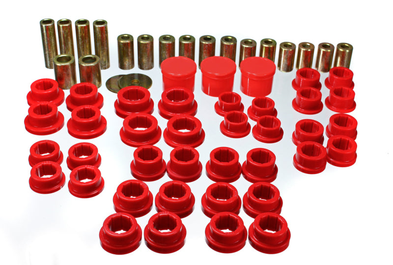 Load image into Gallery viewer, Energy Suspension 7.3122R ES Cntrl Arm Bushings - Red
