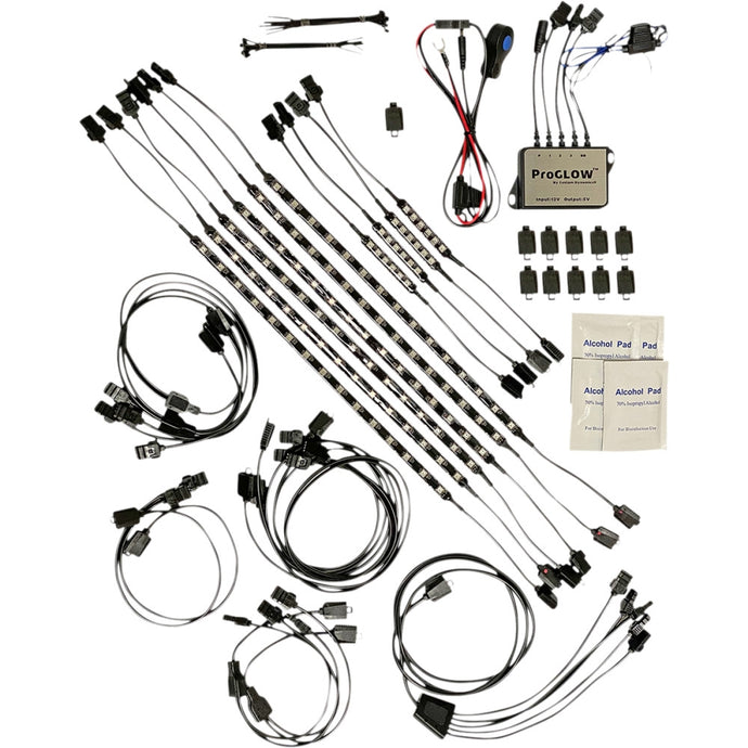 Custom Dynamics PG-FULL-KIT ProGlow Color Changing LED Accent Light Complete Kit