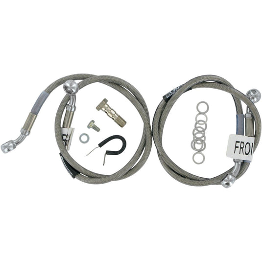 Russell R08344 Cycleflex Brake Line Two-Line Race Kit