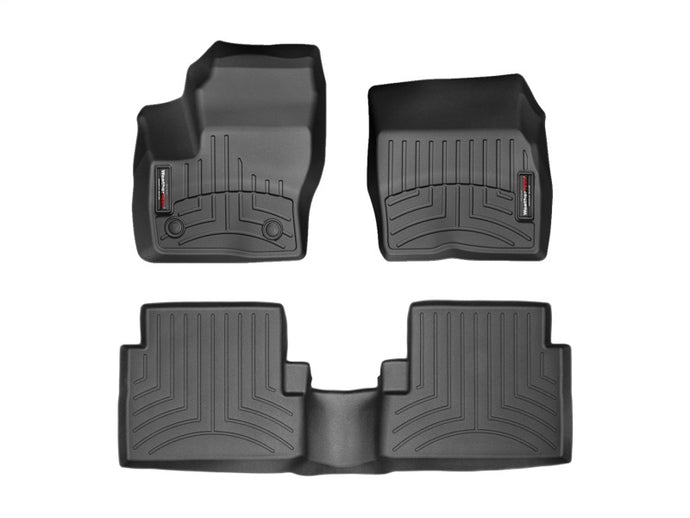 Weathertech 444591-449692 WT FloorLiner - Front - Blk