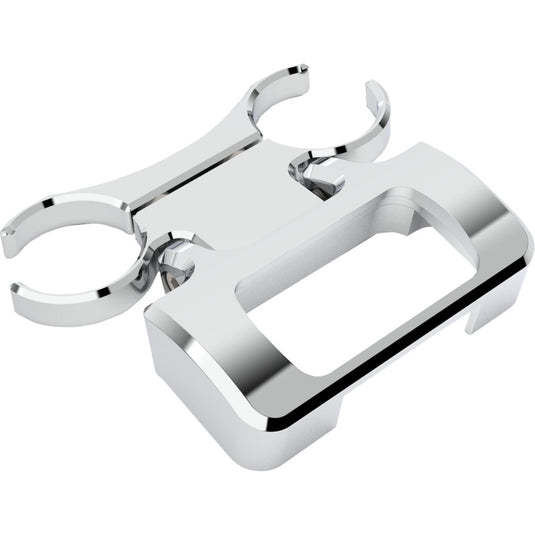 La Choppers LA-7398-10C T-Bar Gauge Relocation Kit - 1-1/4in. - Chrome