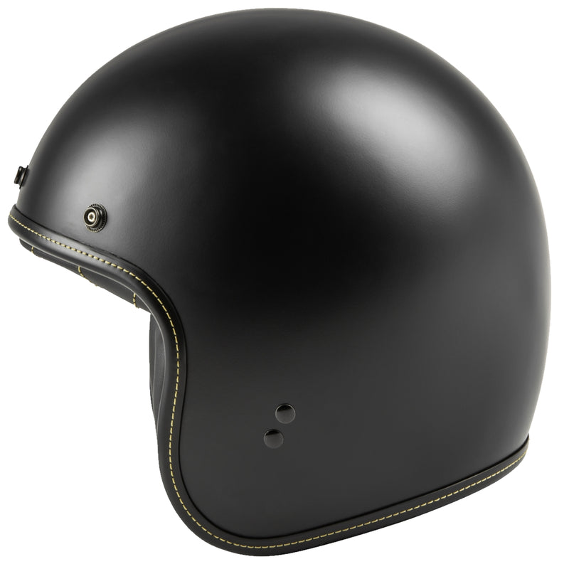 Highway 21 .38 Retro Solid Helmet Matte Black Black